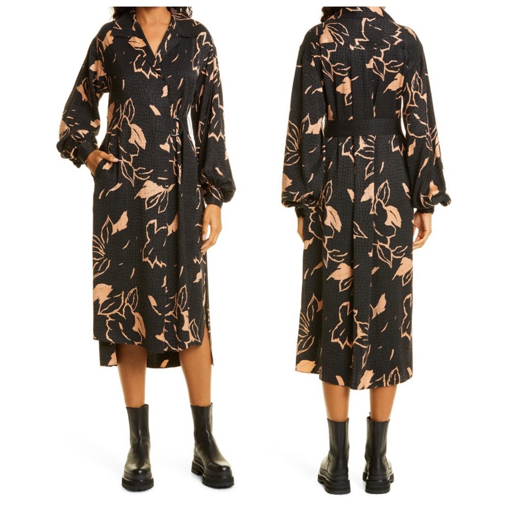 🎀NWT🎀 Ted Baker Chic Faux Wrap Belted Dress